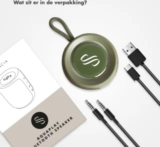Selencia AquaPlay Bluetooth Speaker Army Green