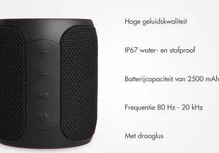 Selencia AquaPlay Bluetooth Speaker Black