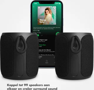 Selencia AquaPlay Bluetooth Speaker Black