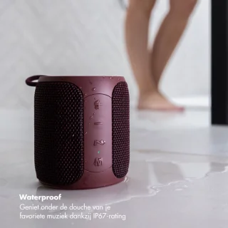 Selencia AquaPlay Bluetooth Speaker Bordeaux
