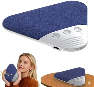 Slaapkussen met luidspreker (blauw)