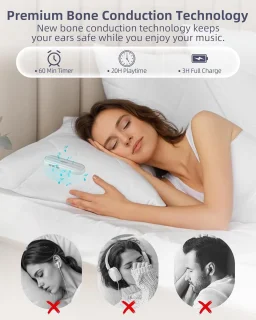 Slaapsprekers Onderkussen Bluetooth-speaker Wit