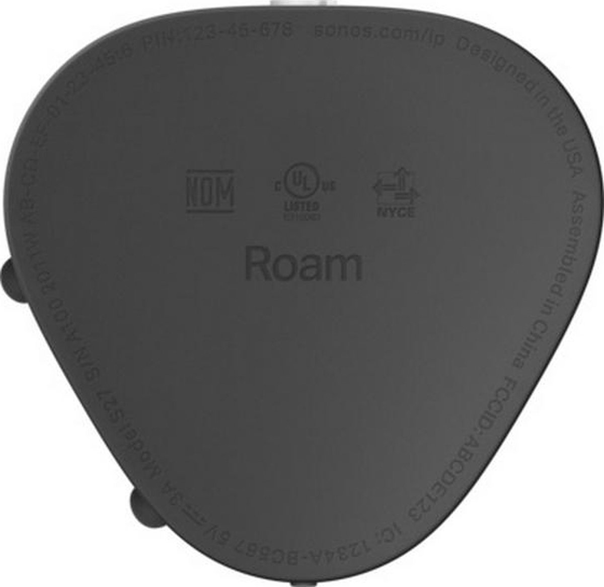 Sonos Roam Draadloze Speaker Zwart