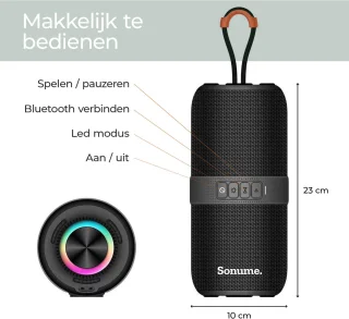 Sonume Base speaker - Zwart