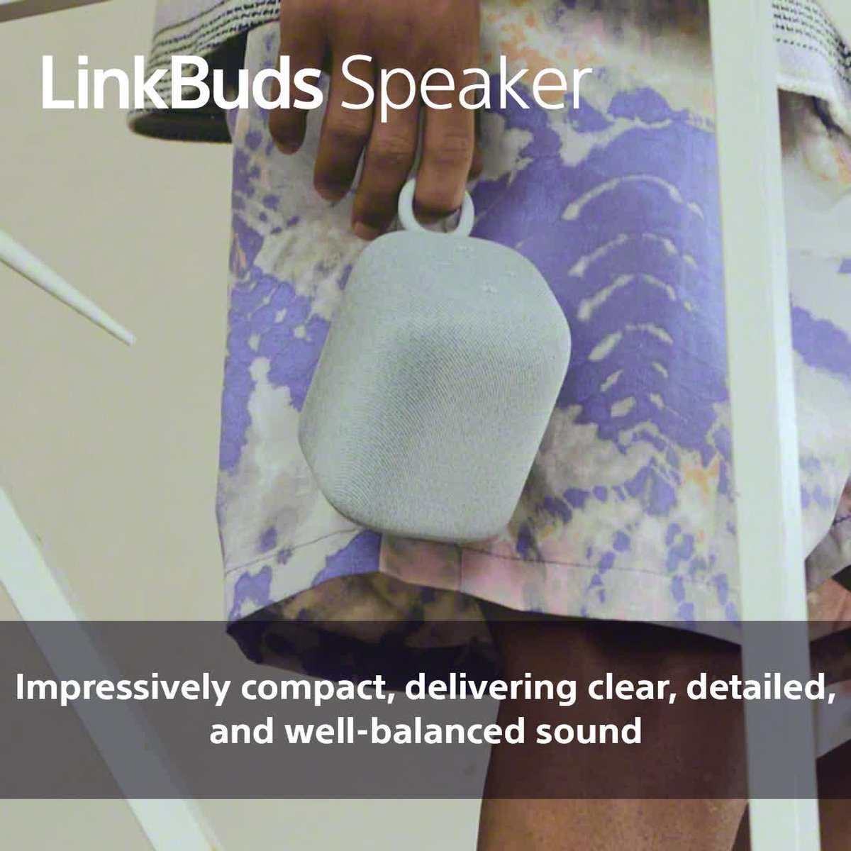 Sony LinkBuds Draadloze Bluetooth Speaker Zwart