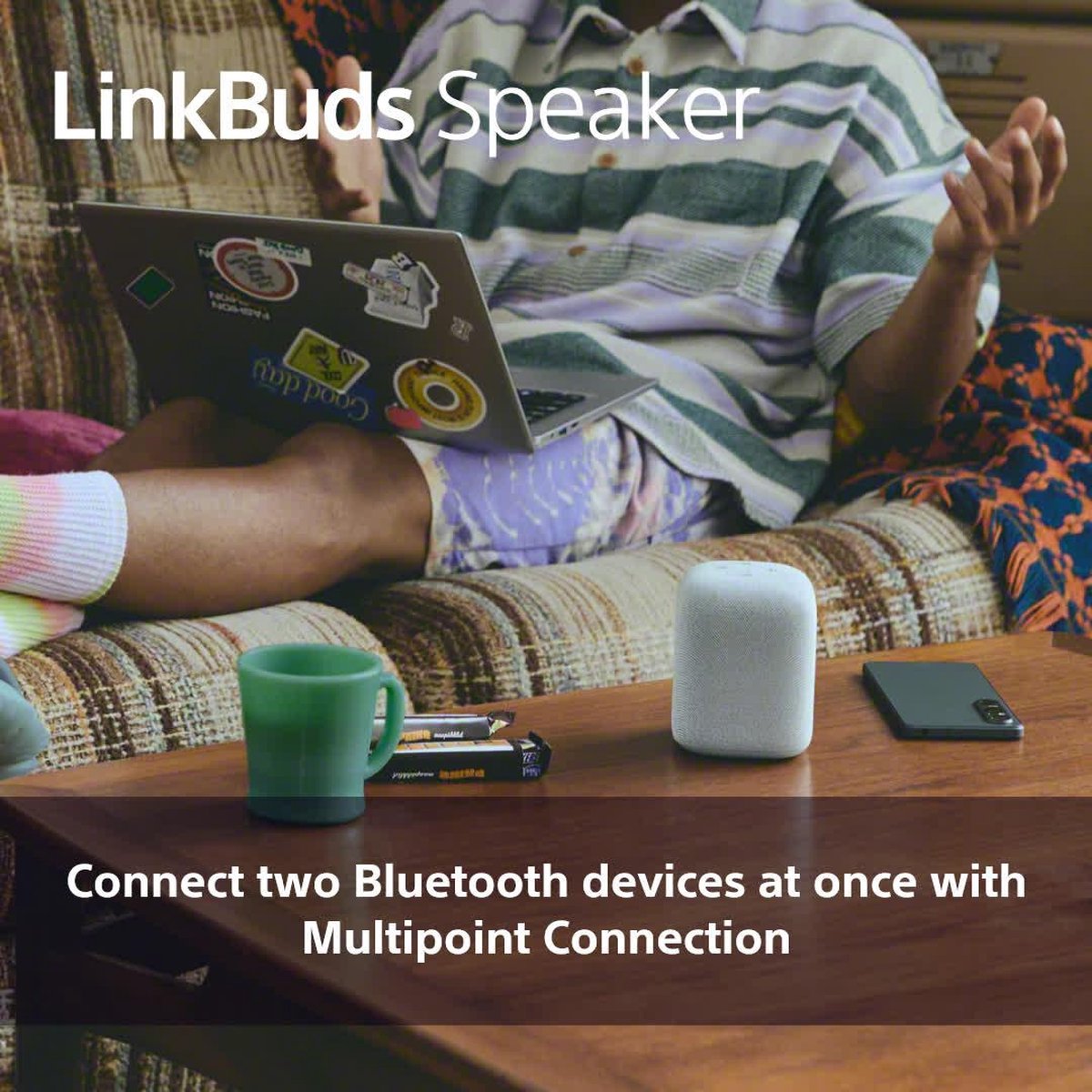 Sony LinkBuds Draadloze Bluetooth Speaker Zwart
