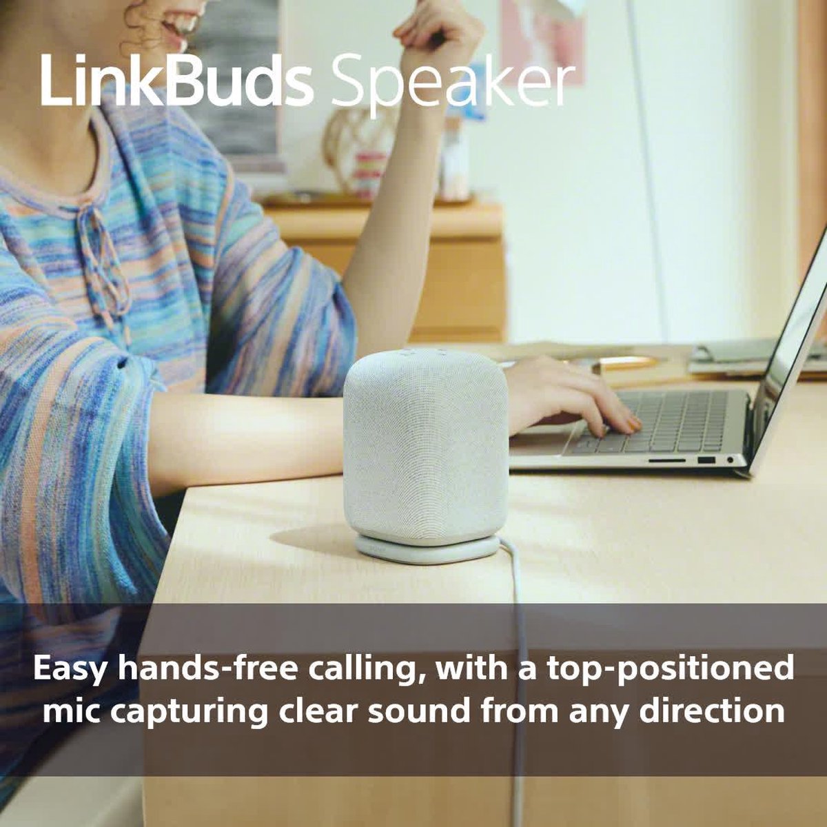 Sony LinkBuds Draadloze Bluetooth Speaker Zwart