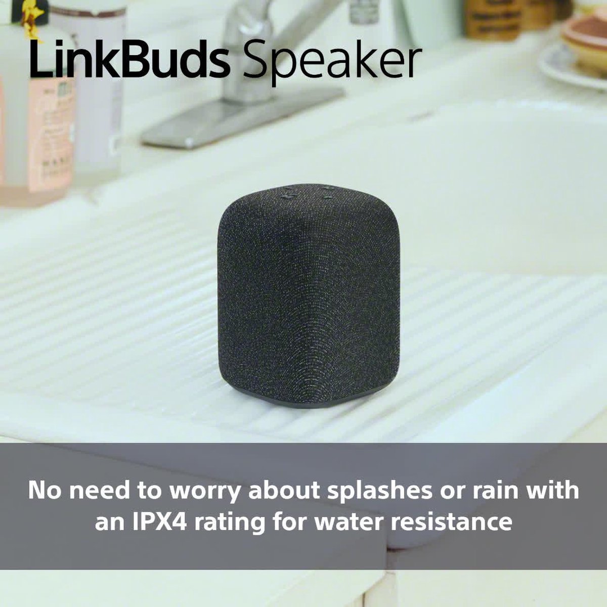 Sony LinkBuds Draadloze Bluetooth Speaker Zwart
