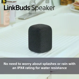 Sony LinkBuds Draadloze Bluetooth Speaker Zwart