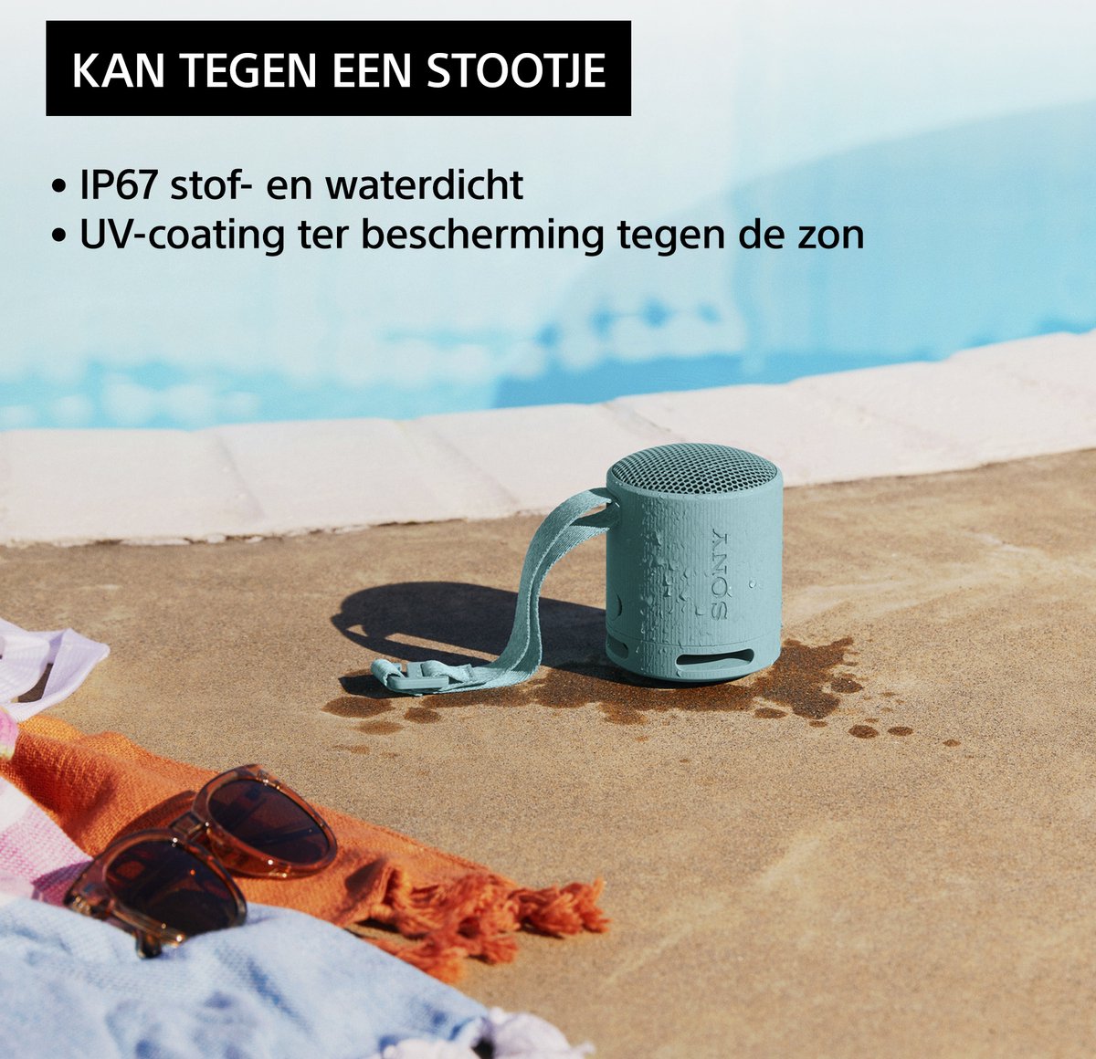 Sony SRS-XB100 Bluetooth Speaker Oranje