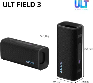 Sony ULT FIELD 3 Bluetooth Speaker Zwart