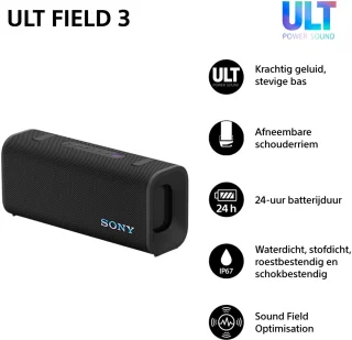 Sony ULT FIELD 3 Bluetooth Speaker Zwart