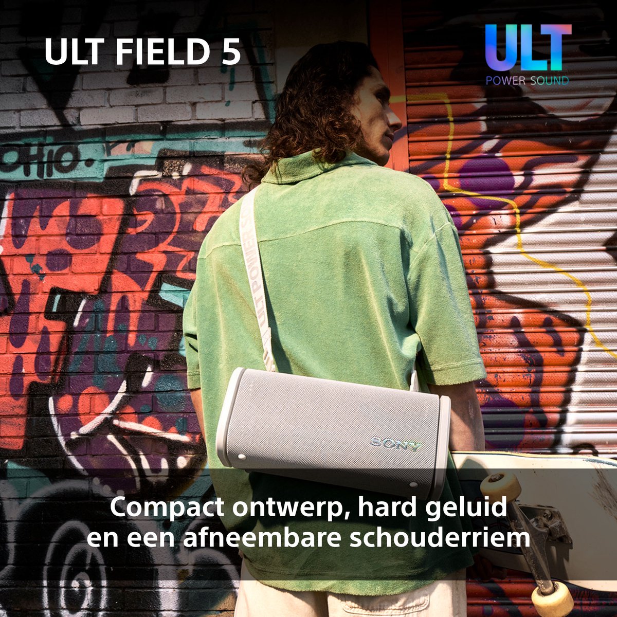 Sony ULT FIELD 5 Bluetooth Speaker Off-White