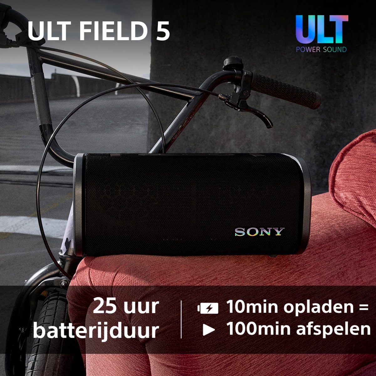 Sony ULT FIELD 5 Bluetooth Speaker Off-White