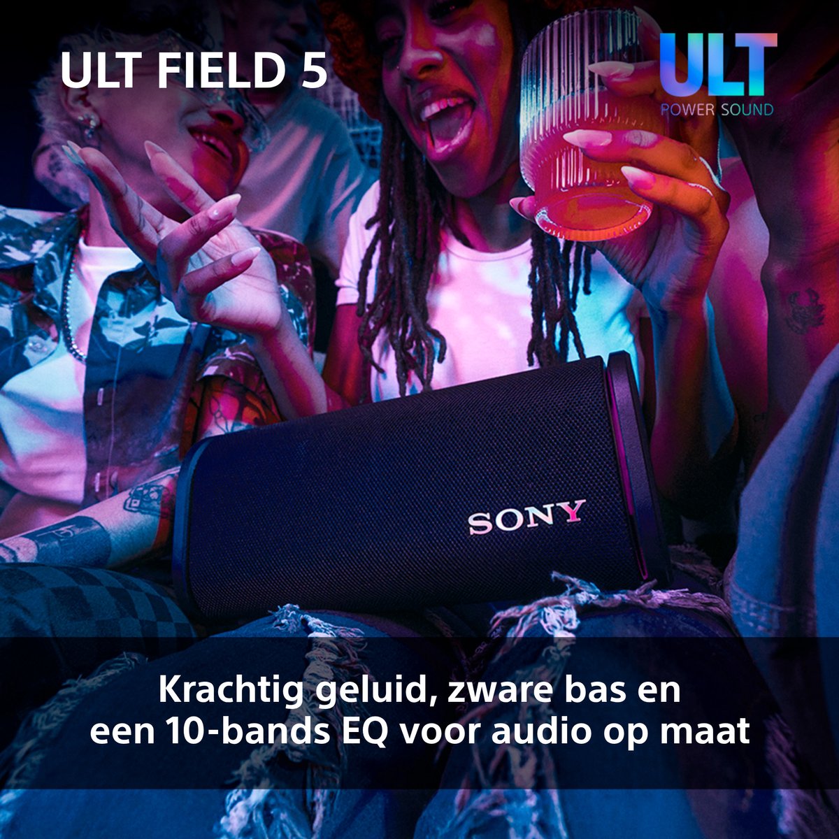 Sony ULT FIELD 5 Bluetooth Speaker Off-White