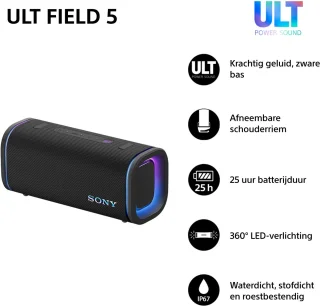 Sony ULT FIELD 5 Bluetooth Speaker Zwart