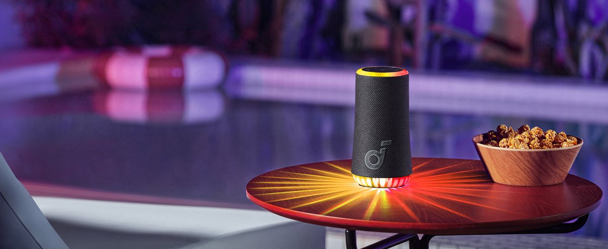 Soundcore Glow Mono draadloze speaker zwart 30W