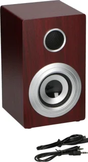 Soundlogic Retro Draadloze Speaker - Donkerbruin
