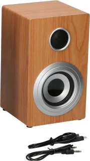 Soundlogic Retro Draadloze Speaker (lichtbruin)
