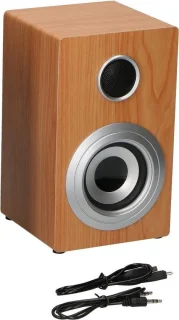 Soundlogic Retro Draadloze Speaker (lichtbruin)