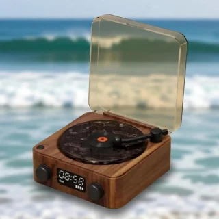 Speaker en platenspeler