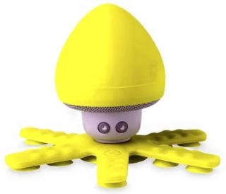 Squiddysound bluetooth speaker geel