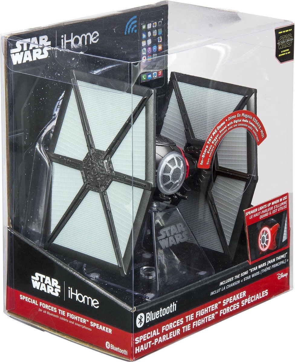 Wat vinden we goed aan de Star Wars Special Forces Tie Fighter Bluetooth Speaker Limited Edition