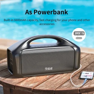 Stemily Bluetooth Speaker 90W Bluetooth 5.3 Waterproof Powerbank
