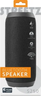 Streetz S250 Bluetooth Speaker Zwart