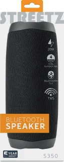 Streetz S350 Bluetooth Speaker Zwart