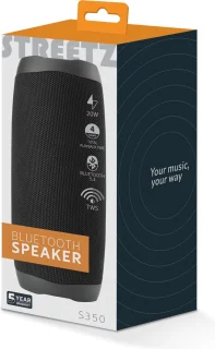 Streetz S350 Bluetooth Speaker Zwart