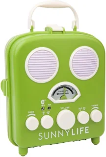 Sunnylife beach sounds olive bluetooth speaker