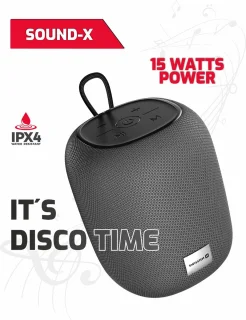 Swissten Sound-X Bluetooth Speaker Grijs