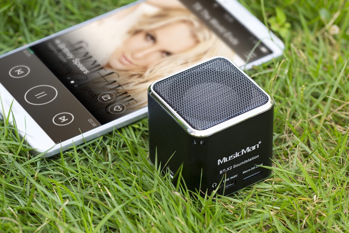 Technaxx MusicMan BT-X2 Draadloze Speaker Zwart