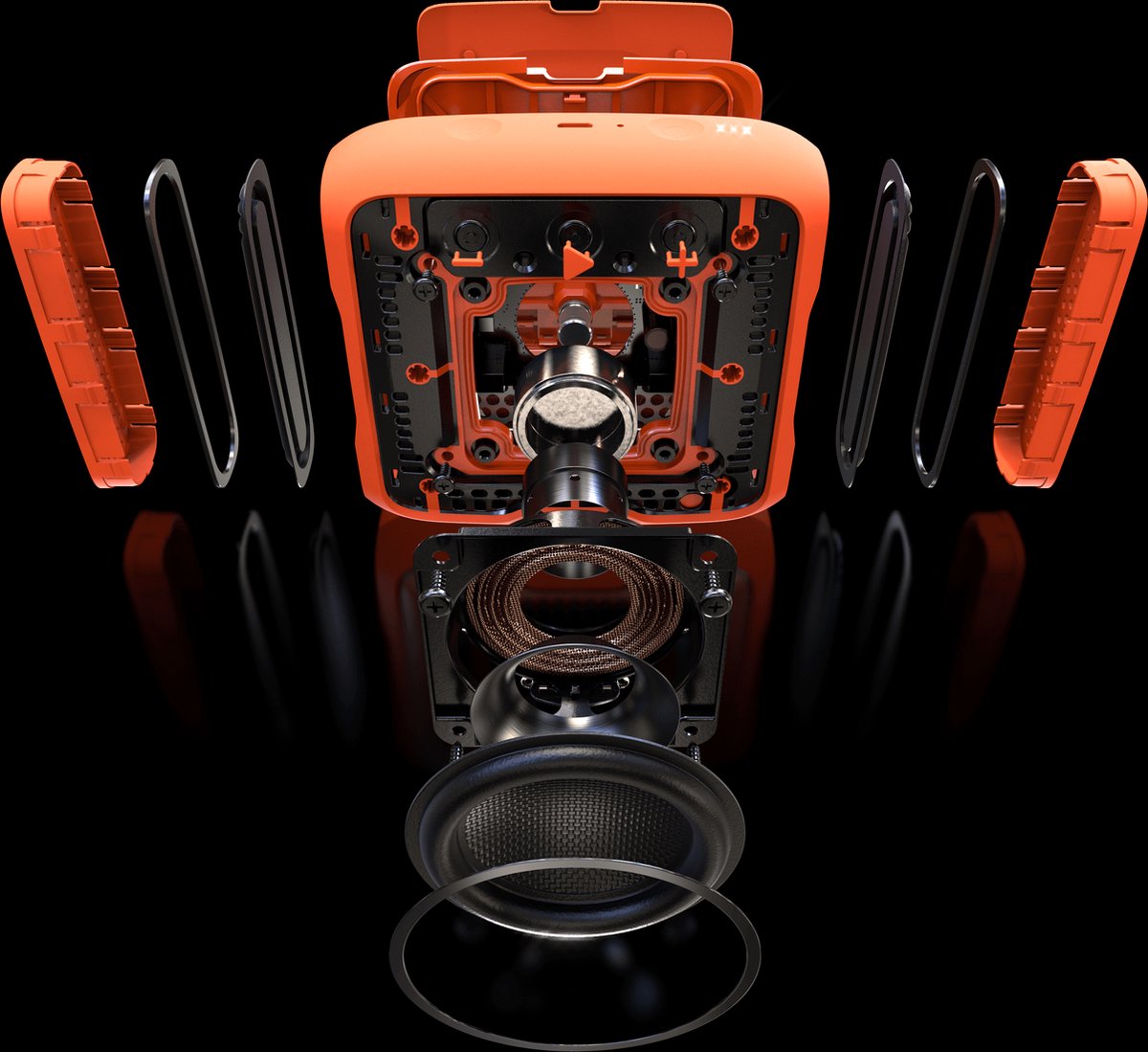 Teufel BOOMSTER GO Coral Red Bluetooth Speaker