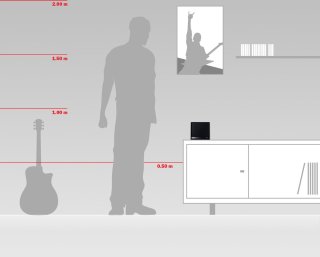 Teufel ONE S Wifi Bluetooth Speaker Zwart