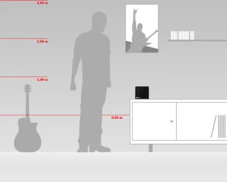 Teufel ONE S Wifi Bluetooth Speaker Zwart