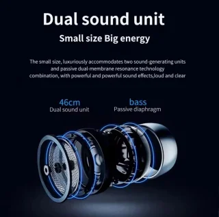 T&G Draagbare Bluetooth Speaker Zwart