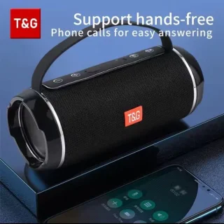 T&G Draagbare Bluetooth Speaker Zwart
