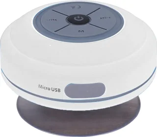 TOVBMUP Bluetooth-doucheluidspreker Wit