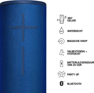 Ultimate Ears MEGABOOM 3 Draadloze Bluetooth Speaker Lagoon Blue