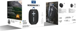 Ultimate Ears WONDERBOOM 3 Bluetooth Speaker Active Black