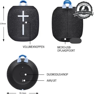 Ultimate Ears WONDERBOOM 3 Bluetooth Speaker Active Black