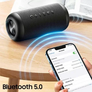 USAMS Draadloze Waterdichte Speaker 1800mAh Zwart