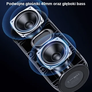USAMS YC-serie draadloze luidspreker YC011YX01 zwart