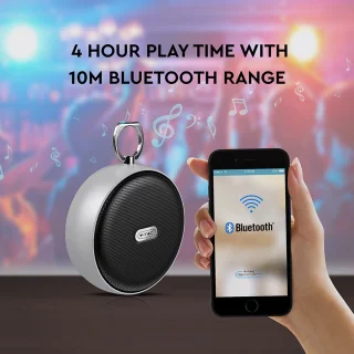 V-TAC VT-6211-G Bluetooth Clip Speaker Grijs