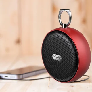 V-TAC VT-6211-RD Bluetooth Clip Speaker Rood