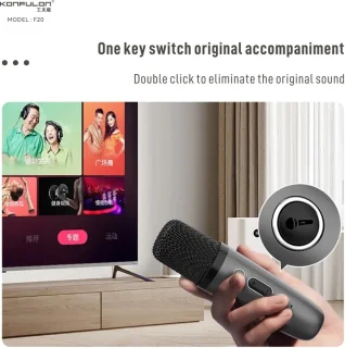 Viatel Mini Karaoke Bluetooth Speaker Met Microfoon