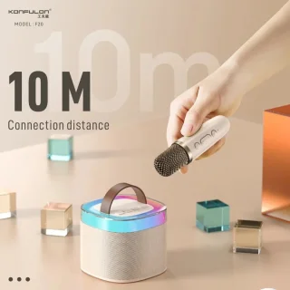 Viatel Mini Karaoke Bluetooth Speaker Met Microfoon