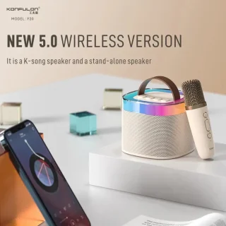 Viatel Mini Karaoke Bluetooth Speaker Met Microfoon
